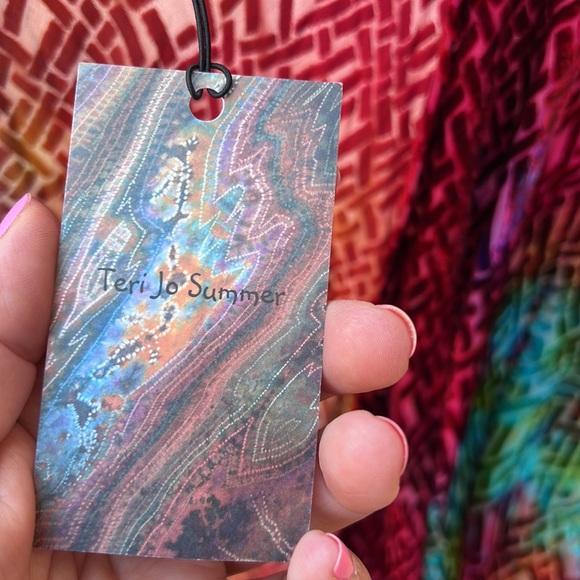 Teri Jo Summer Whitney Island Demi coat.. handmade one of a kind. - Picture 5 of 12